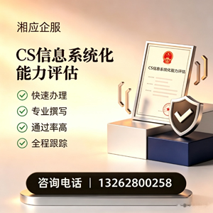 安庆CS信息系统化能力评估申报服务